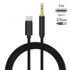Cable USB Tipo C a Jack 3.5mm Adaptador de Audio Auxiliar